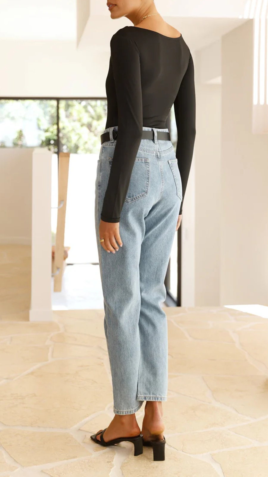 Cora Jeans - Mid Blue Denim - Image 9